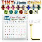 18sp6xm l shape nose studs silver 925 nose