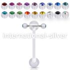 abbajspn straight barbells acrylic body jewelry tongue