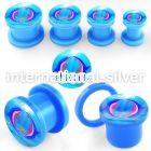 afpccc plugs gauges acrylic body jewelry ear lobe