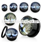 afptre plugs gauges acrylic body jewelry ear lobe