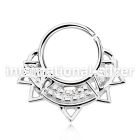 agsepv10 seamless segment rings silver 925 septum