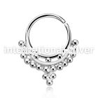 agsepv9 seamless segment rings silver 925 septum