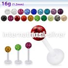 albfr4 labrets lip rings bioflex ptfe labrets chin