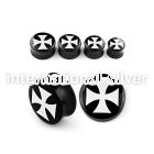 apgtt plugs gauges acrylic body jewelry ear lobe