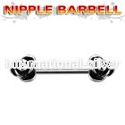 bb2ros straight barbells surgical steel 316l nipple