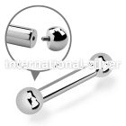 bb6 straight barbells surgical steel 316l tongue