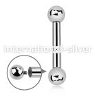bb8 straight barbells surgical steel 316l tongue