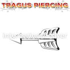 bber33 straight barbells surgical steel 316l tragus