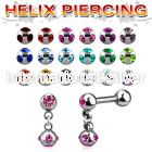 bber39b straight barbells surgical steel 316l helix