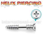 bber49b straight barbells surgical steel 316l helix