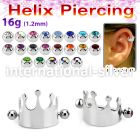 bber67 straight barbells surgical steel 316l helix