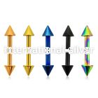 bbetcn straight barbells anodized surgical steel 316l eyebrow