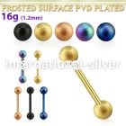 bbetfo3 straight barbells anodized surgical steel 316l 