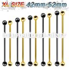 bbitbxl straight barbells anodized surgical steel 316l 