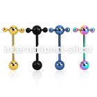 bbtspn straight barbells anodized surgical steel 316l tongue