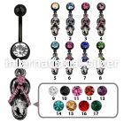 bcdsd5 belly rings anodized surgical steel 316l belly button
