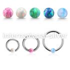 bcr16o4 hoops captive rings surgical steel 316l nose