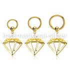 bcrtg575 anodized surgical steel ball closure rings ear lobe nipple piercing