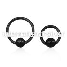 bcrtg hoops captive rings anodized surgical steel 316l ear lobe