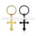 bcrtscro hoops captive rings anodized surgical steel 316l ear lobe