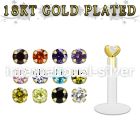 bilz25rg labrets lip rings bioflex ptfe labrets chin