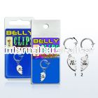 blcp686 fake illusion hoops others belly button