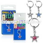 blcptsar fake illusion hoops others belly button