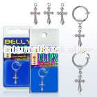 blcpz379 fake illusion hoops others belly button