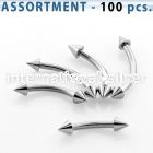 blk19b micro curved barbells surgical steel 316l eyebrow