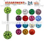 blk299 belly rings surgical steel 316l belly button
