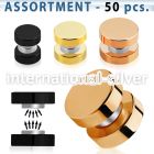 blk413 cheaters  illusion plugs and tapers anodized surgical steel 316l belly button