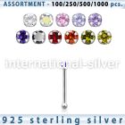 blk452 nose bone silver 925 nose