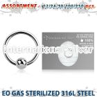 blk478 hoops captive rings surgical steel 316l helix