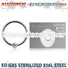 blk479 hoops captive rings surgical steel 316l helix