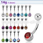 bn1cs belly rings surgical steel 316l belly button