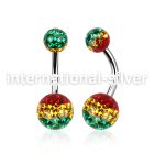 bn2frgr belly rings surgical steel 316l belly button