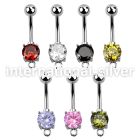 bnczh belly rings surgical steel 316l belly button