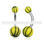 bndxk belly rings surgical steel 316l with acrylic parts belly button