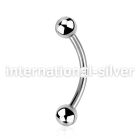 bneb4 micro curved barbells surgical steel 316l eyebrow