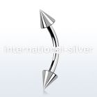 bnecn4 micro curved barbells surgical steel 316l eyebrow