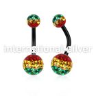 bnt2frgr belly rings anodized surgical steel 316l belly button