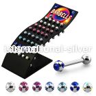 brbbc3 straight barbells surgical steel 316l tongue