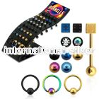 brbbtm straight barbells anodized surgical steel 316l tongue