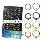 brcrt5 anodized surgical steel ball closure rings ear  othersear  lobe ear otherseyebrow helix tragus  piercing