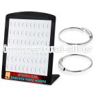 brend1 surgical steel endless nose ring hoops display 60