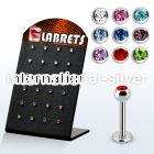 brlbc3 labrets lip rings surgical steel 316l labrets chin