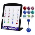 brmix27 belly rings surgical steel 316l belly button