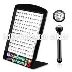 brnbts2 nose bone anodized surgical steel 316l nose