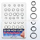 brncp1 fake illusion hoops silver 925 belly button