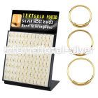 brnhmx15 nose hoop silver 925 